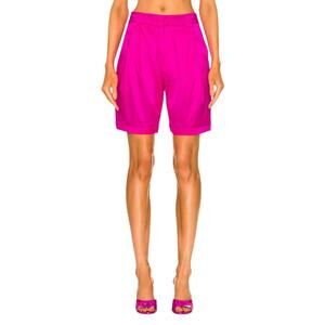 Retrofete Satin Neon Pink Riri Shorts Size XS NWT